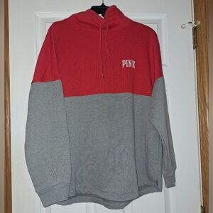 PINK Victoria's Secret Scarlet and Gray Women's Sweatshirt - OSU - Ohio State